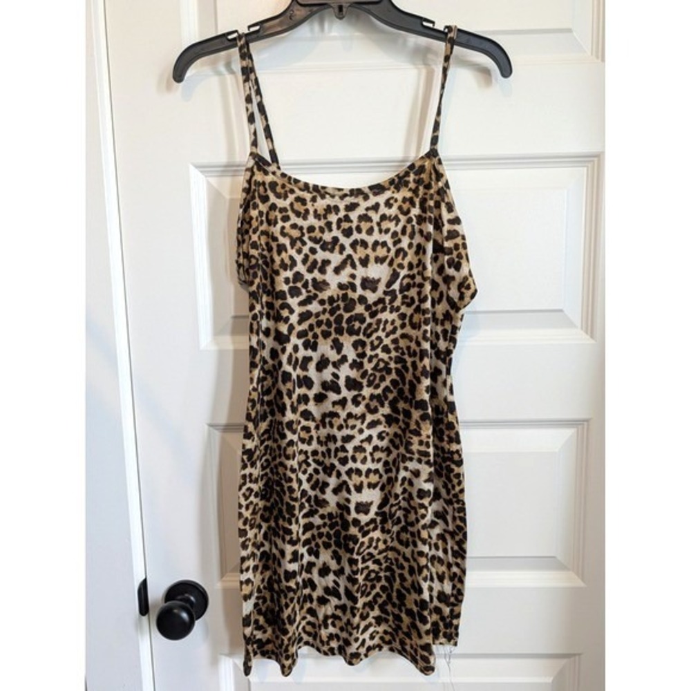 Coco and Shay Leopard Print Mini Dress